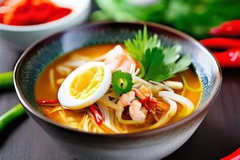   Laksa Penang: Una Sinfonia di Sapori Piccanti e Cremosi che Dondoleranno il Tuo Palato